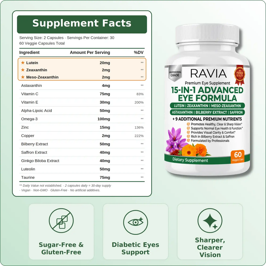 Ravia 15-in-1 Advanced Eye Formula